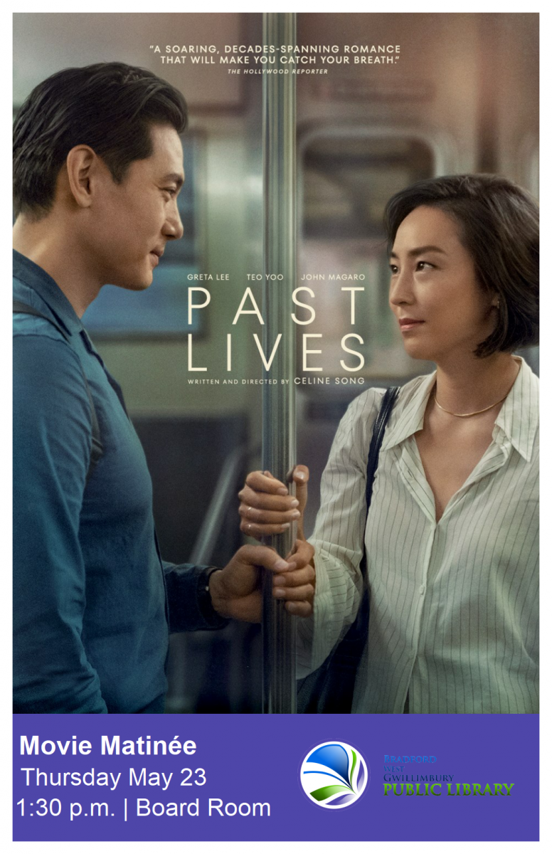 Movie poster for Past Lives.